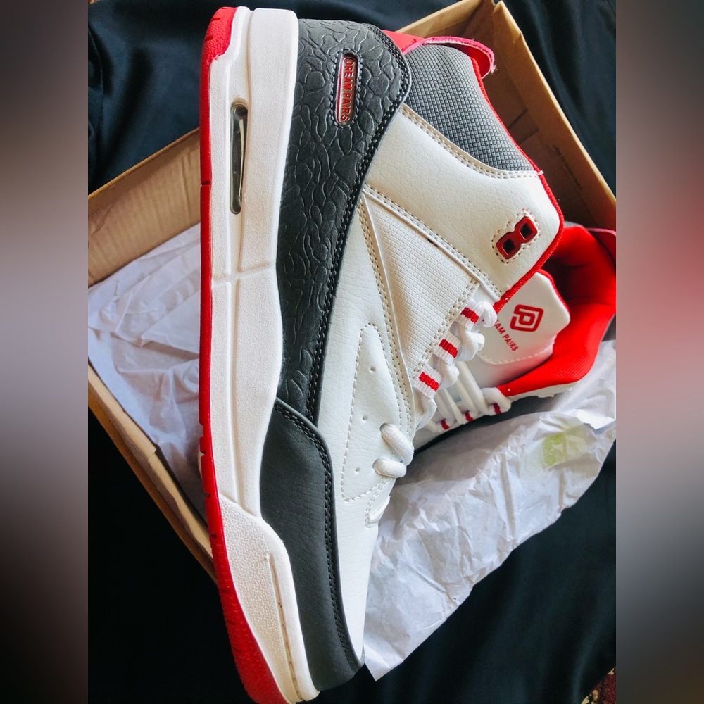 Dream pairs white grey red